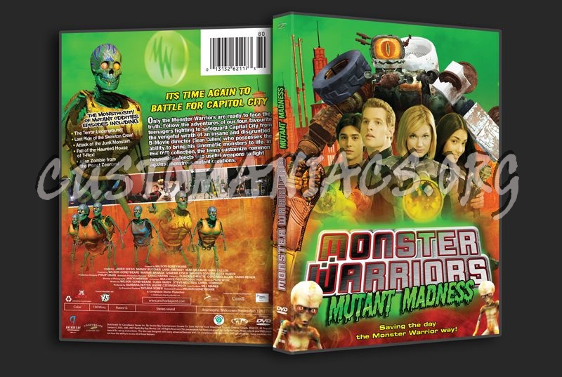 Monster Warriors Mutant Madness dvd cover