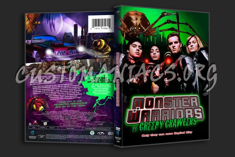 Monster Warriors vs Creepy Crawlers dvd cover
