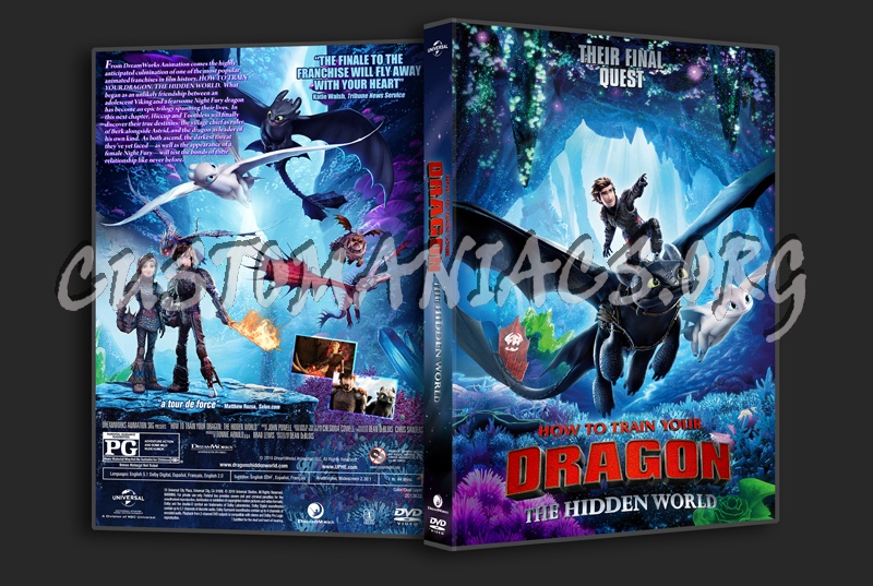 How To Train Your Dragon: The Hidden World dvd cover