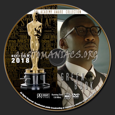 Academy Awards Collection - Green Book dvd label