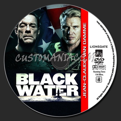 Van Damme Collection - Black Water dvd label