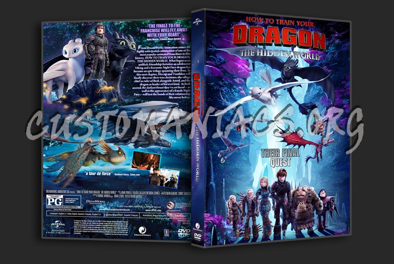 How To Train Your Dragon: The Hidden World dvd cover