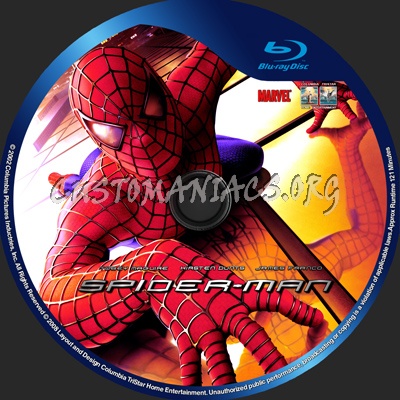 Spider-Man Collection blu-ray label