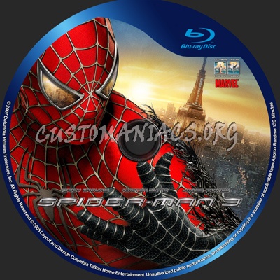 Spider-Man Collection blu-ray label
