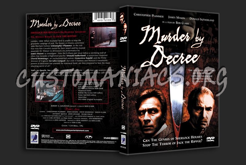 Murder by Decree dvd cover