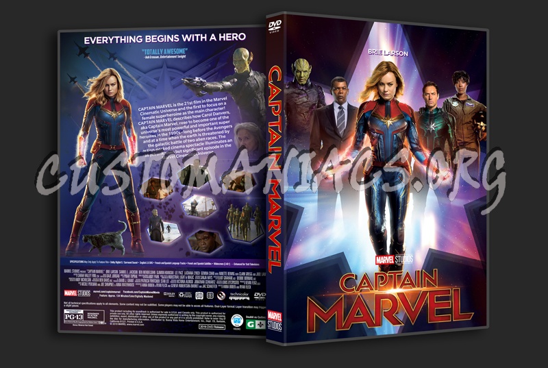 Captain Marvel dvd cover