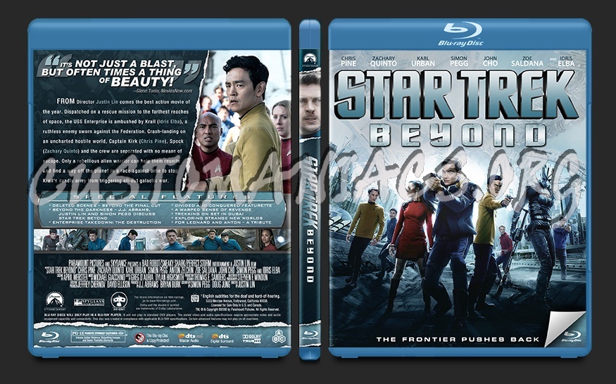 Star Trek Beyond PSD blu-ray cover