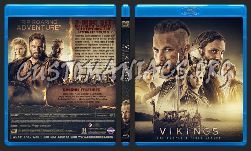 Vikings - Season 1 blu-ray cover