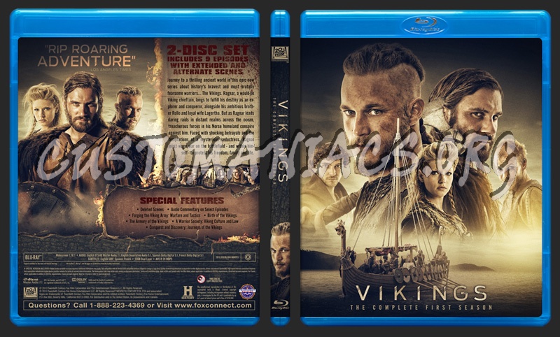 Vikings - Season 1 blu-ray cover