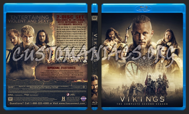 Vikings - Season 2 blu-ray cover