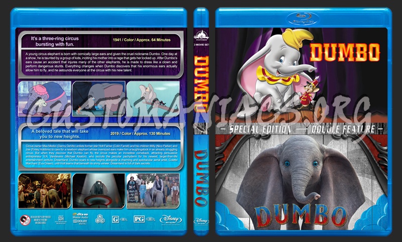 Dumbo Double Feature blu-ray cover