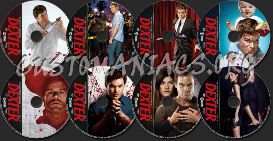 Dexter Complete dvd label