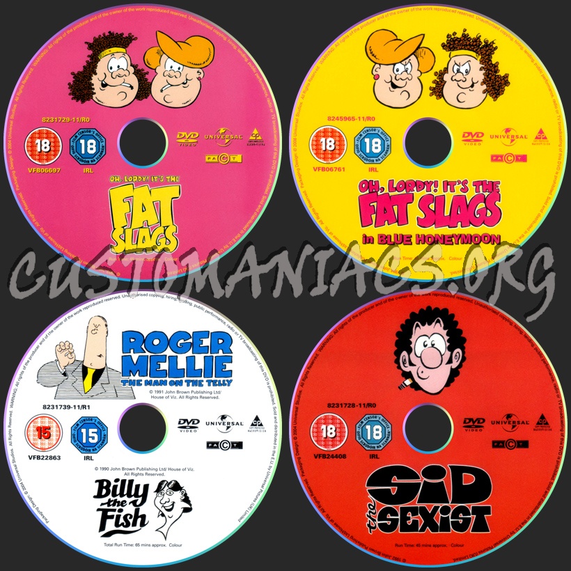 Viz Collection dvd label