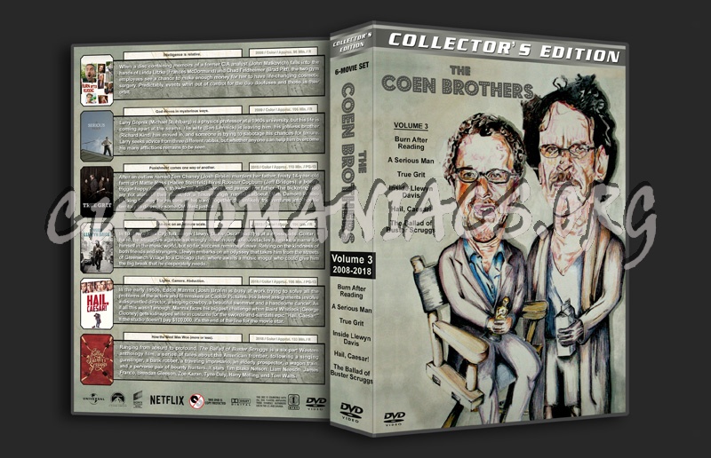 The Coen Brothers Collection - Volume 3 (2008-2018) dvd cover