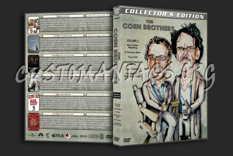 The Coen Brothers Collection - Volume 3 (2008-2018) dvd cover