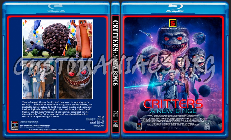 Critters - A New Binge blu-ray cover