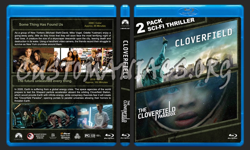 Cloverfield Double Feature blu-ray cover