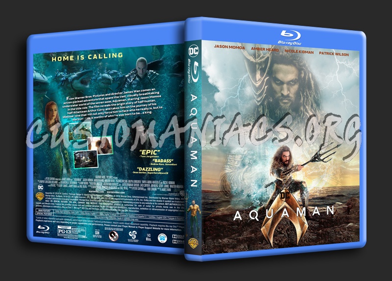 Aquaman (2018) dvd cover