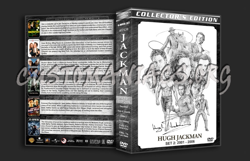 Hugh Jackman Filmography - Set 2 (2001-2006) dvd cover