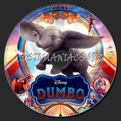 Dumbo (2019) dvd label