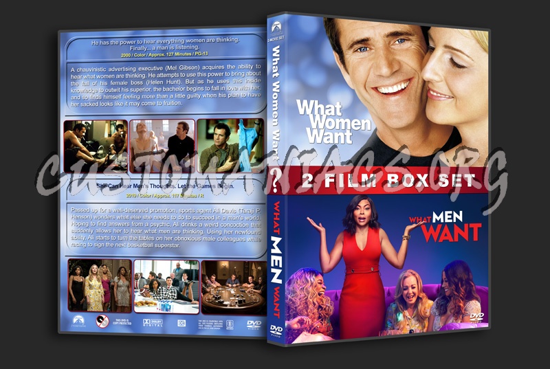 What Women/Men Want Double Feature dvd cover