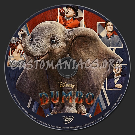 Dumbo dvd label