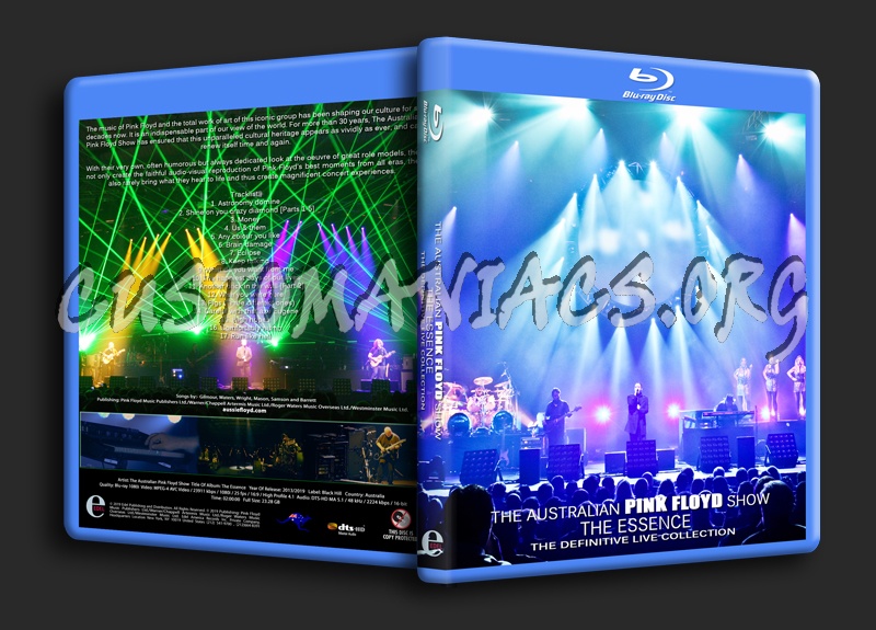The Australian Pink Floyd Show - The Essence - DVD Covers & Labels by Customaniacs, id: 256994 download highres blu-ray cover