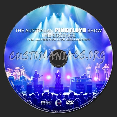 The Australian Pink Floyd Show - The Essence dvd label