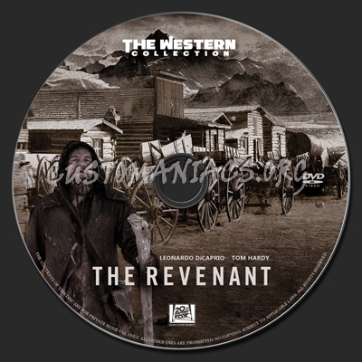 The Revenant dvd label