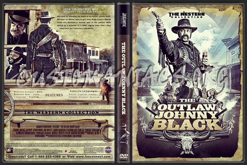 The Outlaw Johnny Black dvd cover