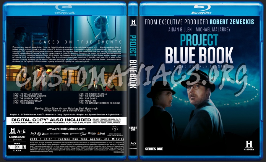 Project Blue Book blu-ray cover