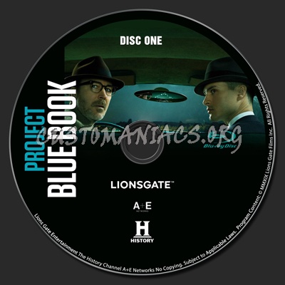 Project Blue Book blu-ray label