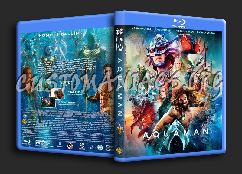 Aquaman (2018) dvd cover