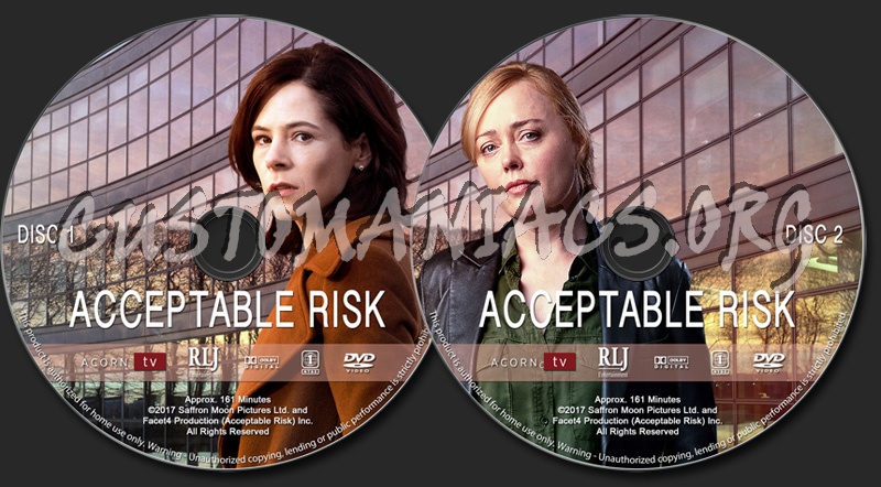 Acceptable  Risk dvd label