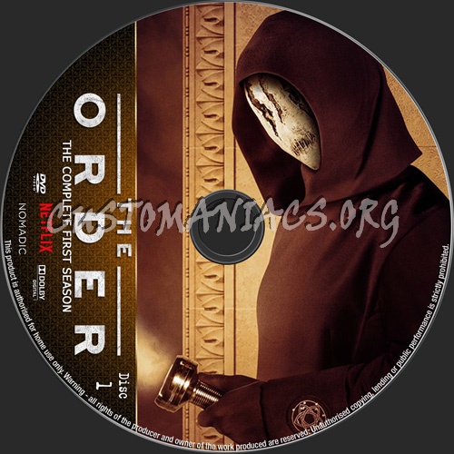 The Order Season 1 dvd label