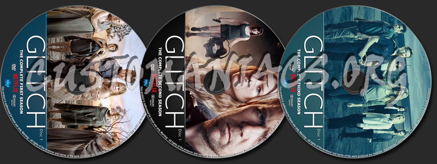 Glitch Seasons 1-3 dvd label