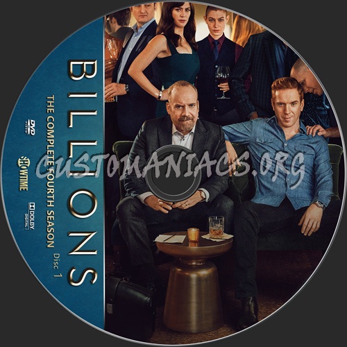 Billions Season 4 dvd label DVD Covers Labels by Customaniacs