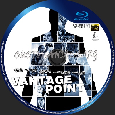 Vantage Point blu-ray label