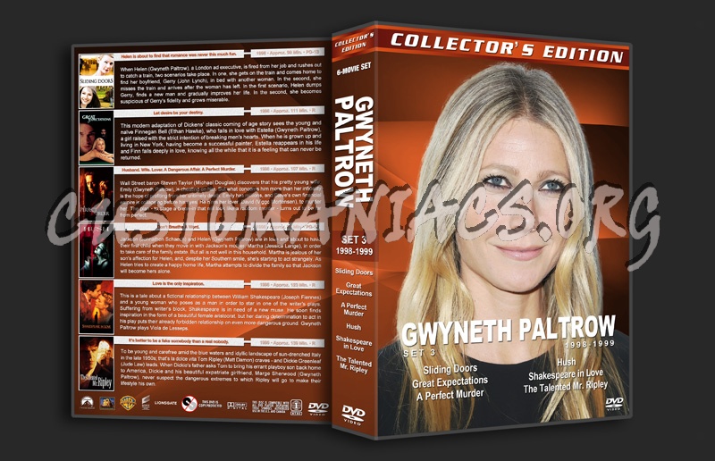 Gwyneth Paltrow Filmography - Set 3 (1998-1999) dvd cover