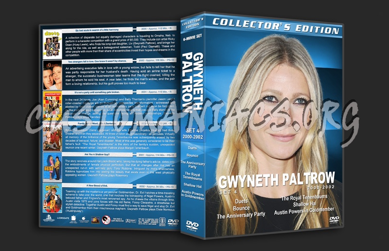 Gwyneth Paltrow Filmography - Set 4 (2000-2002) dvd cover