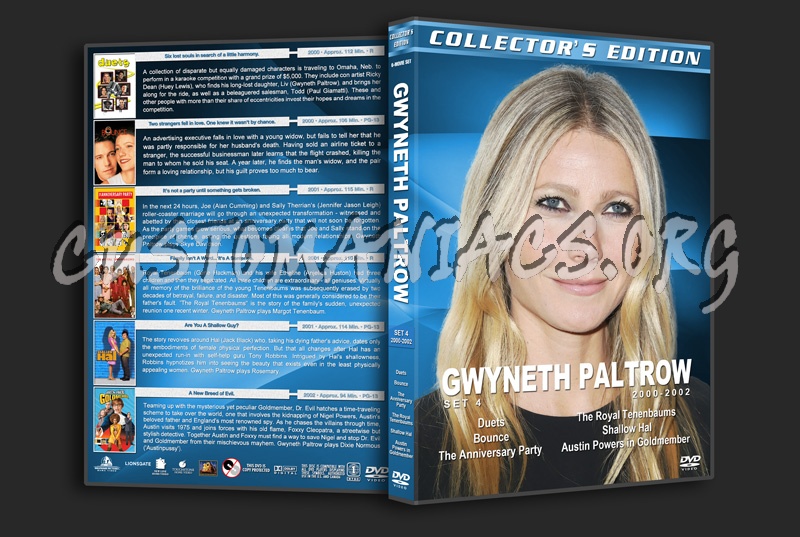 Gwyneth Paltrow Filmography - Set 4 (2000-2002) dvd cover