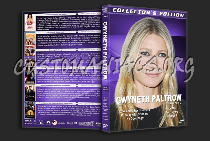 Gwyneth Paltrow Filmography - Set 6 (2006-2010) dvd cover