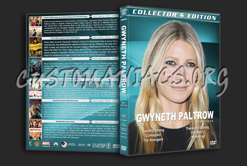 Gwyneth Paltrow Filmography - Set 7 (2010-2015) dvd cover