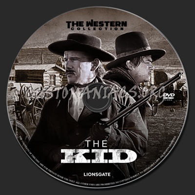 The Kid dvd label