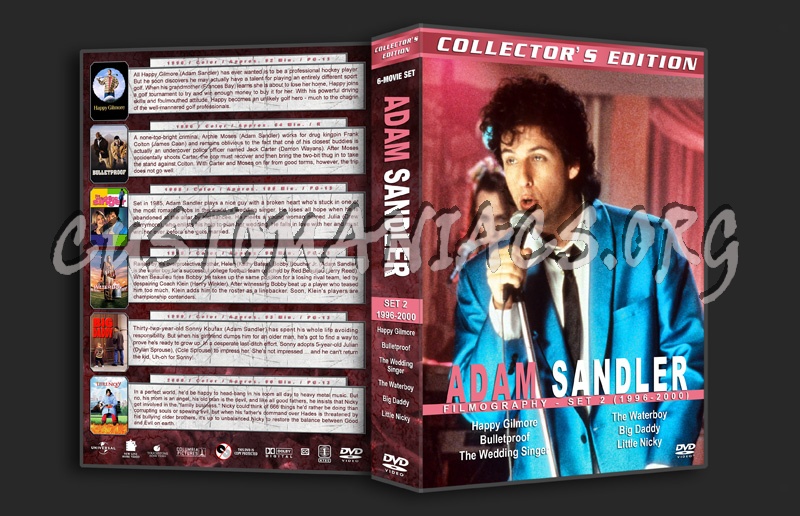 Adam Sandler Filmography - Set 2 (1996-2000) dvd cover