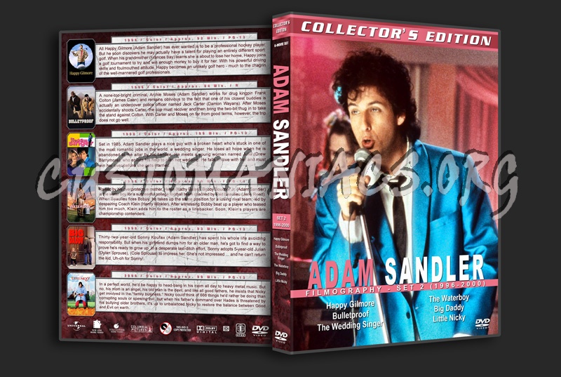 Adam Sandler Filmography - Set 2 (1996-2000) dvd cover
