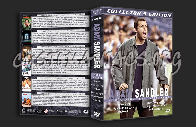 Adam Sander Filmography - Set 3 (2001-2004) dvd cover