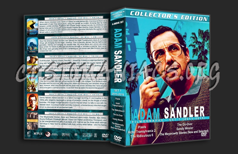 Adam Sandler Filmography - Set 7 (2015-2018) dvd cover