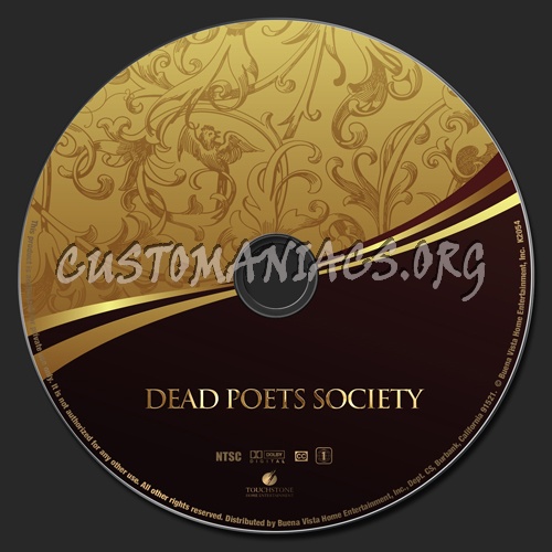 Dead Poets Society dvd label