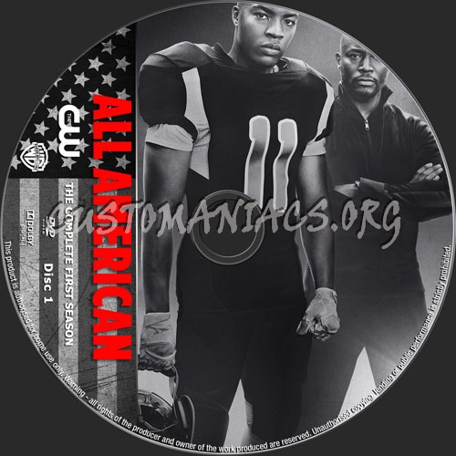 All American Season 1 dvd label DVD Covers Labels by